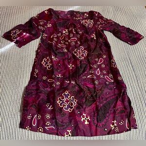 🍌 Banana Republic 100% Silk Paisley Dress 🍌